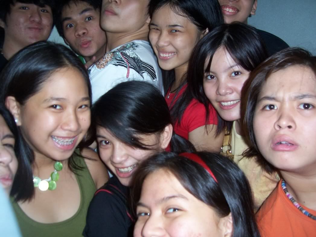 Twelve people stuck in an elevator. One guy's got to take the photo (and that's me), and some have to get cut to squeeze everybody in (Lau, Cuyeg, John and, somehow, Jill.