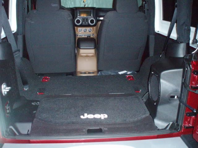How to take back seat out of jeep wrangler
