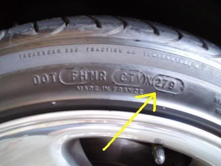 dot code tire date location 2007