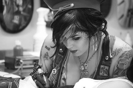 [3] Before working in Los Angeles, Kat Von D worked with her ex-husband, 