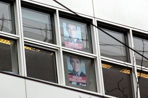Verkiezingsposters met Samsom