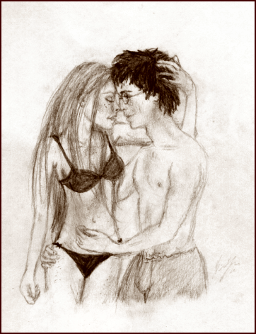 In Love Sketch. so passionate and in love!