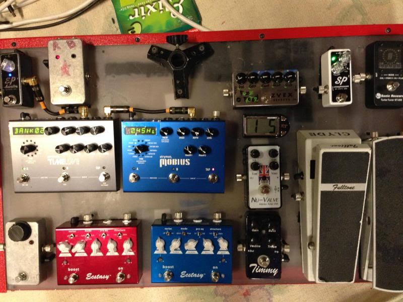 Mounting a microphone stand to a pedal board. Hardware? The Gear Page