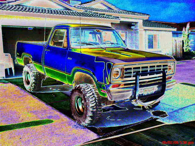 75 Powerwagon with effects (PICS) - Dodge Ram, Ramcharger, Cummins