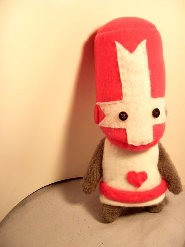 castle crashers pink knight plush