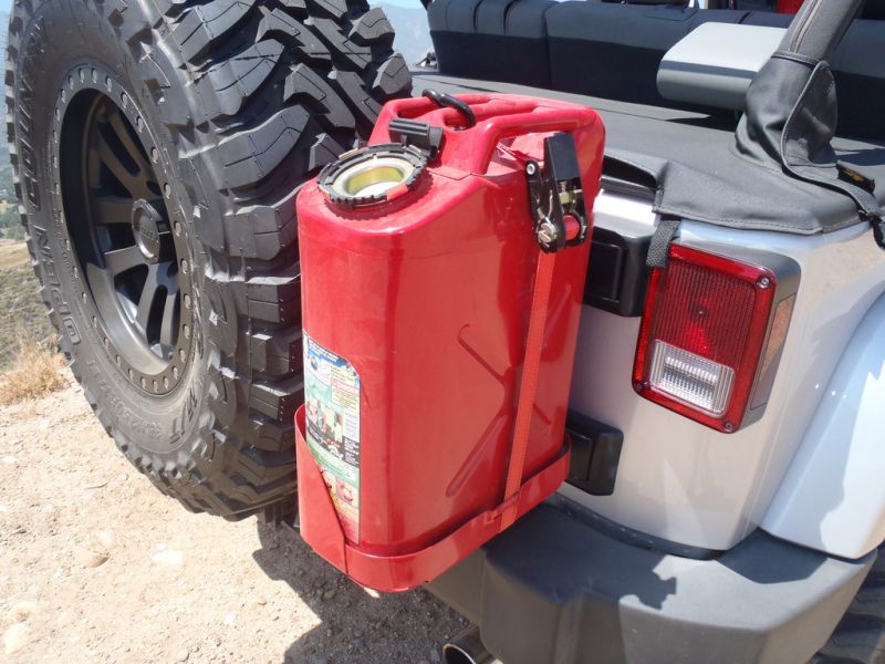 Jerry can mount jeep parts #5
