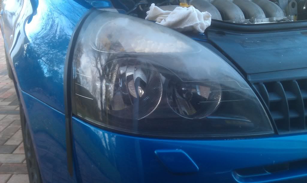 Headlight lacquer on your 1*2 gone a bit "funny" ? very impressed with