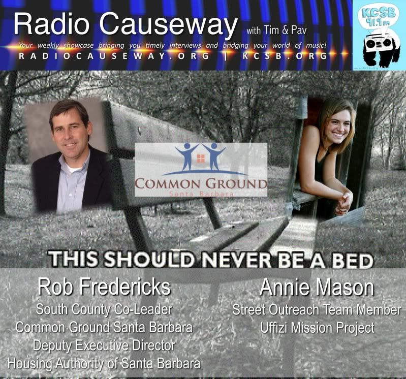 Radio Causeway: Rob Fredericks of Common Ground Santa Barbara – Feb 8, 2011 Radio Causeway: Rob Fredericks of Common Ground Santa Barbara – Feb 8, 2011