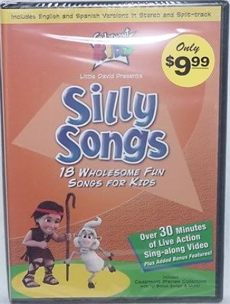 Cedarmont Kids Silly Songs DVD 18 Wholesome Kid Songs