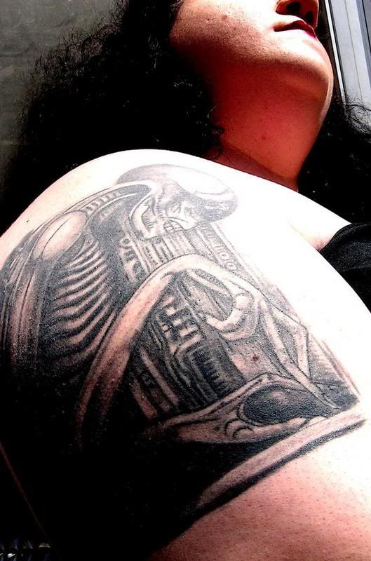 hr giger tattoo. Fantasy Art H.R. Giger