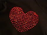 18M Black/Red Heart T-shirt