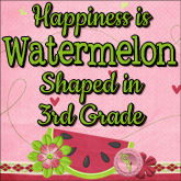 Happiness is watermelon shaped!