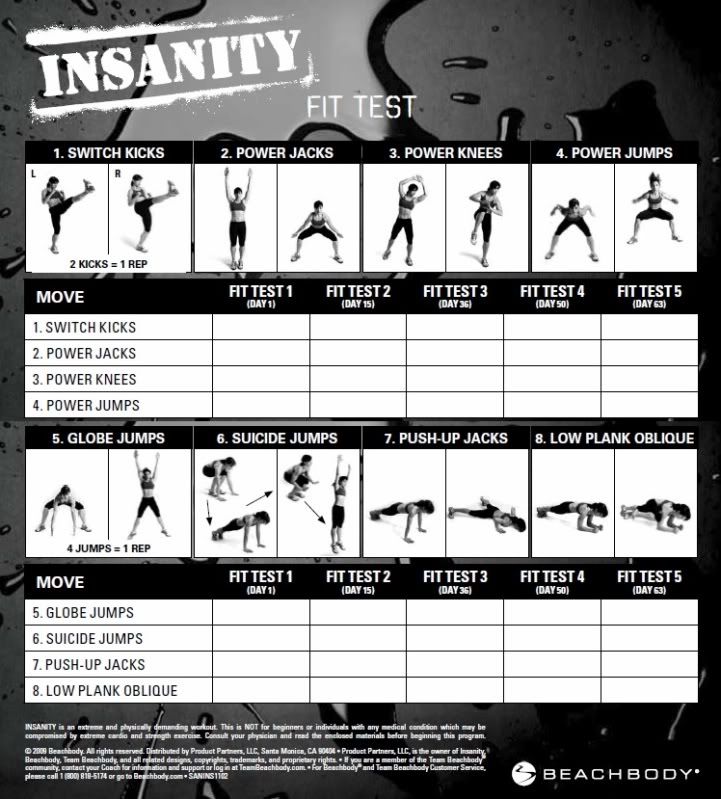  Insanity workout 07 for Women