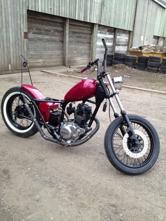 yamaha sr 125 bobber