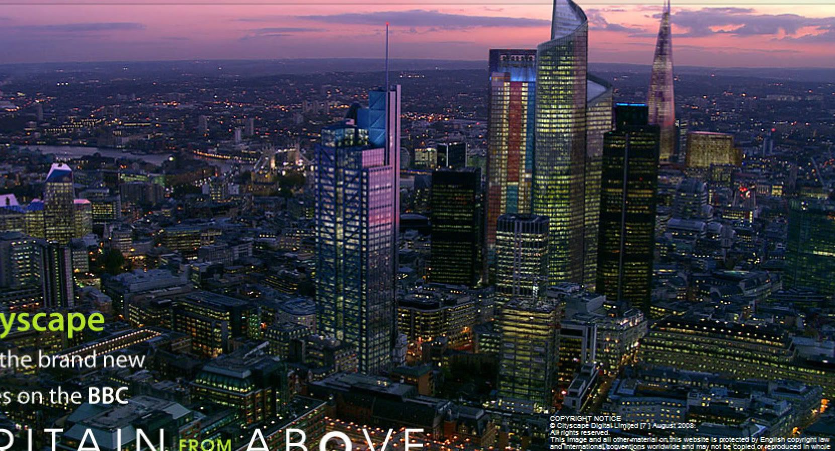 of London 2012 skyline 