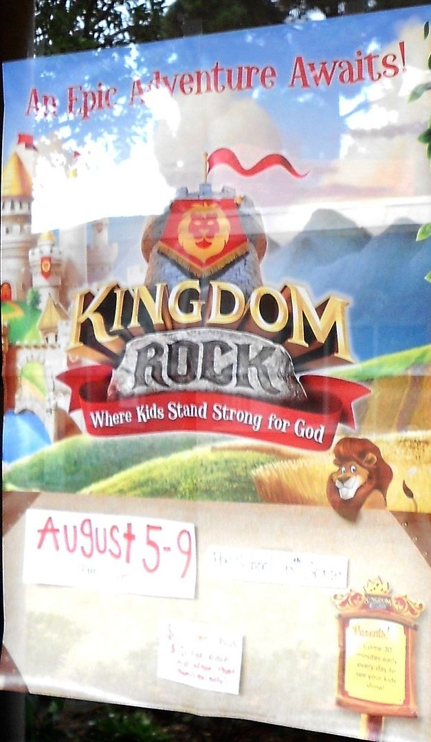 vbs 2013 kingdom rock poster