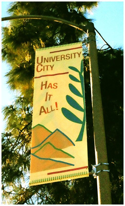 UC street banner