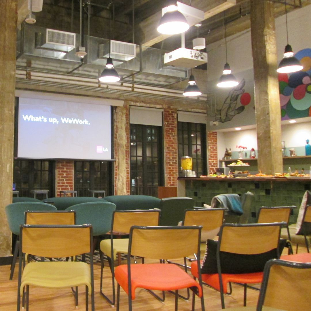 AIGA / WeWork event layout