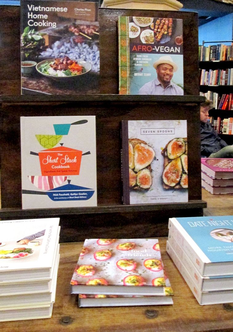 last bookstore cookbooks display