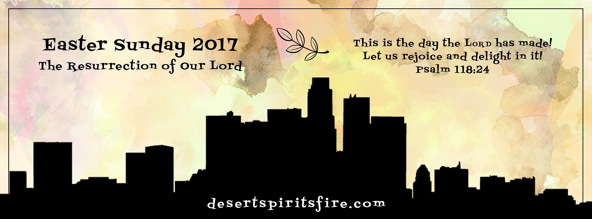 Easter Day 2015 desert spirit's fire web banner