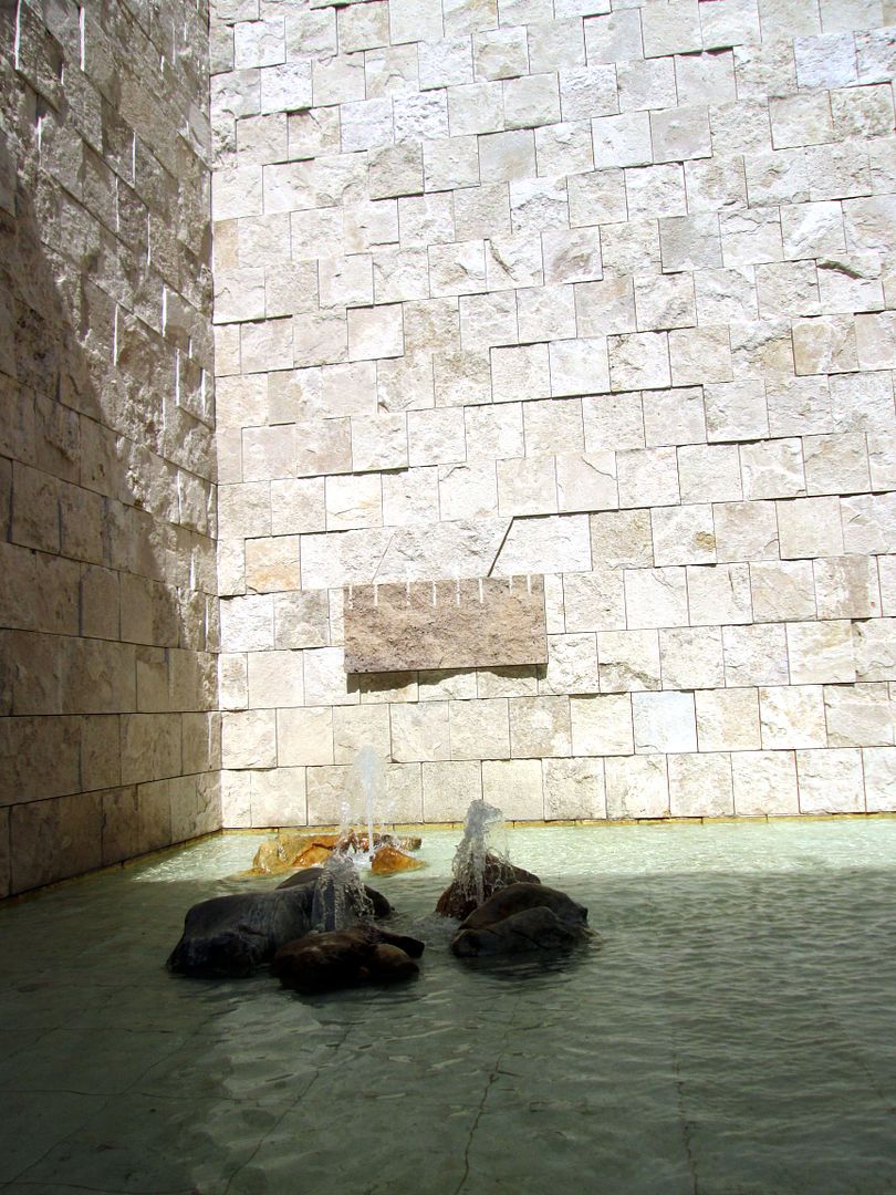 Getty Water Feature