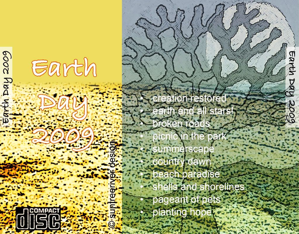 Earth Day 2009 beach CD back
