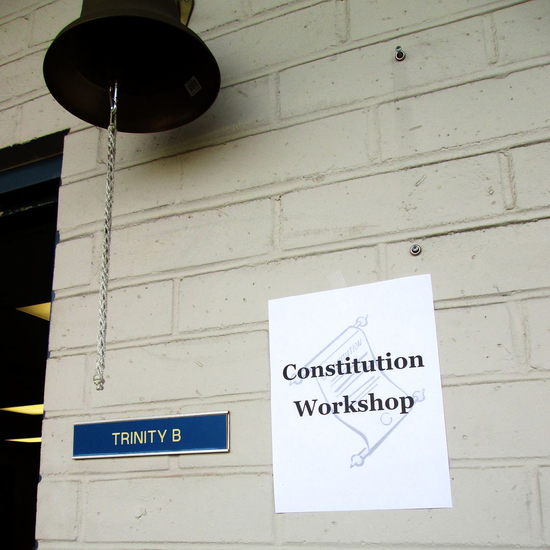 Church Constitution Workshop Sign