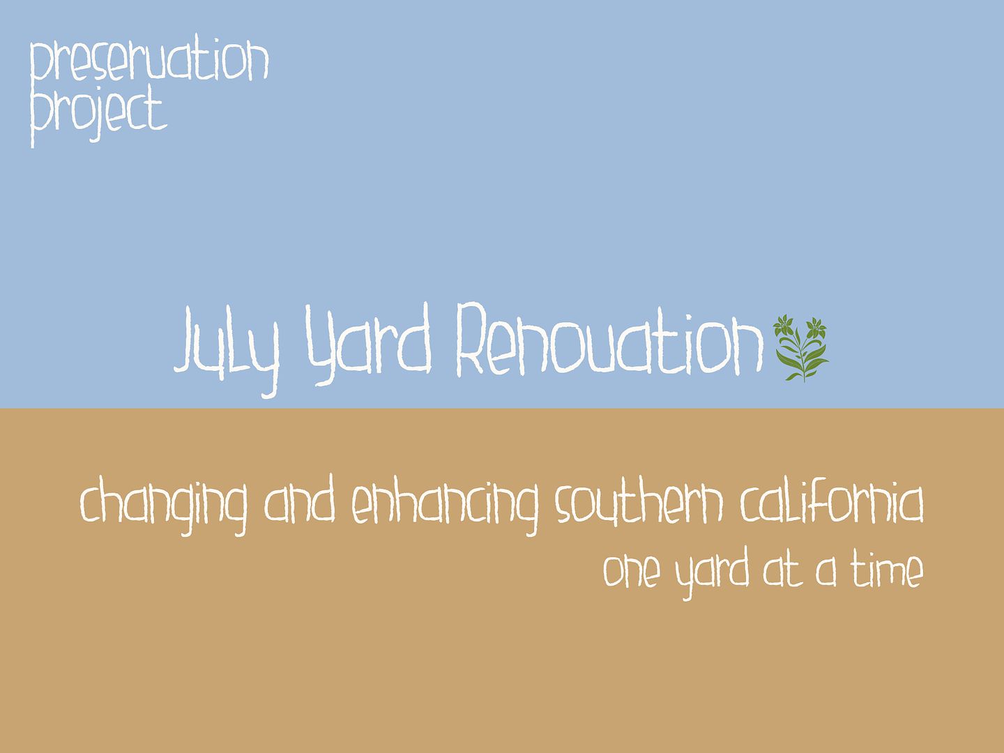 yard renovation description