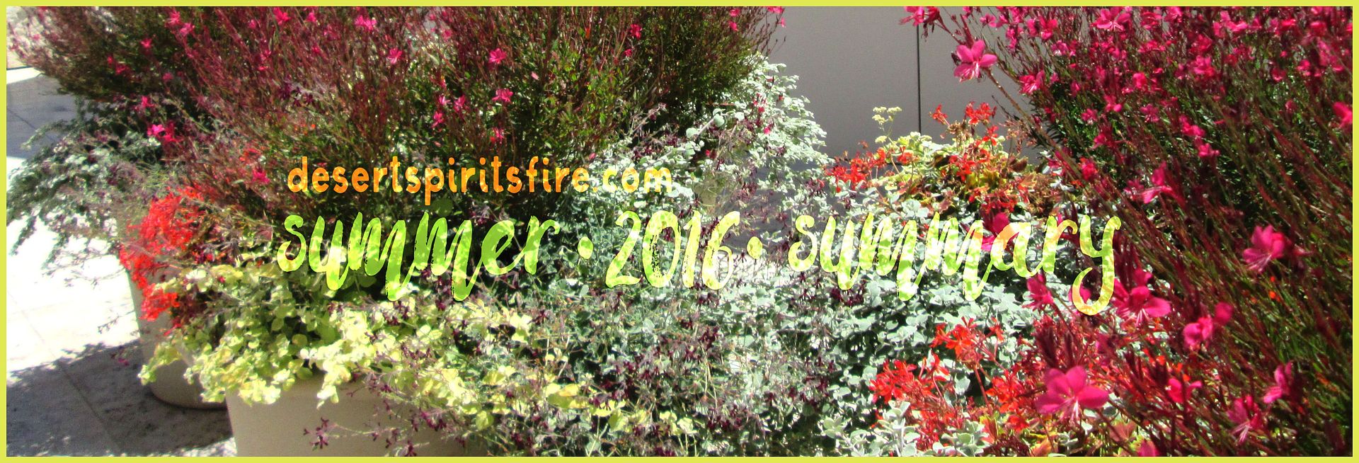 Getty Garden summer 2016 summary header