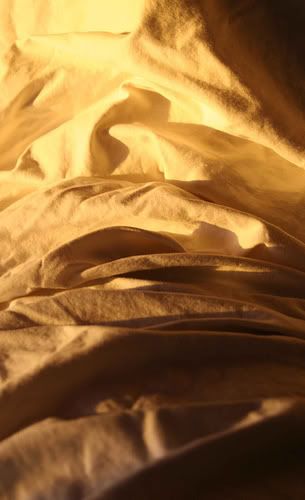 rumpled sheets