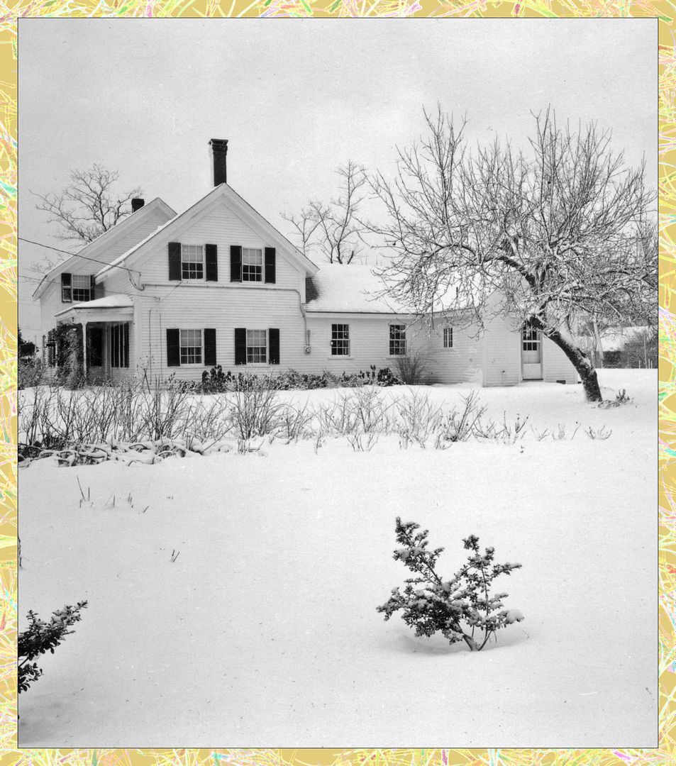 snowy farmhouse left