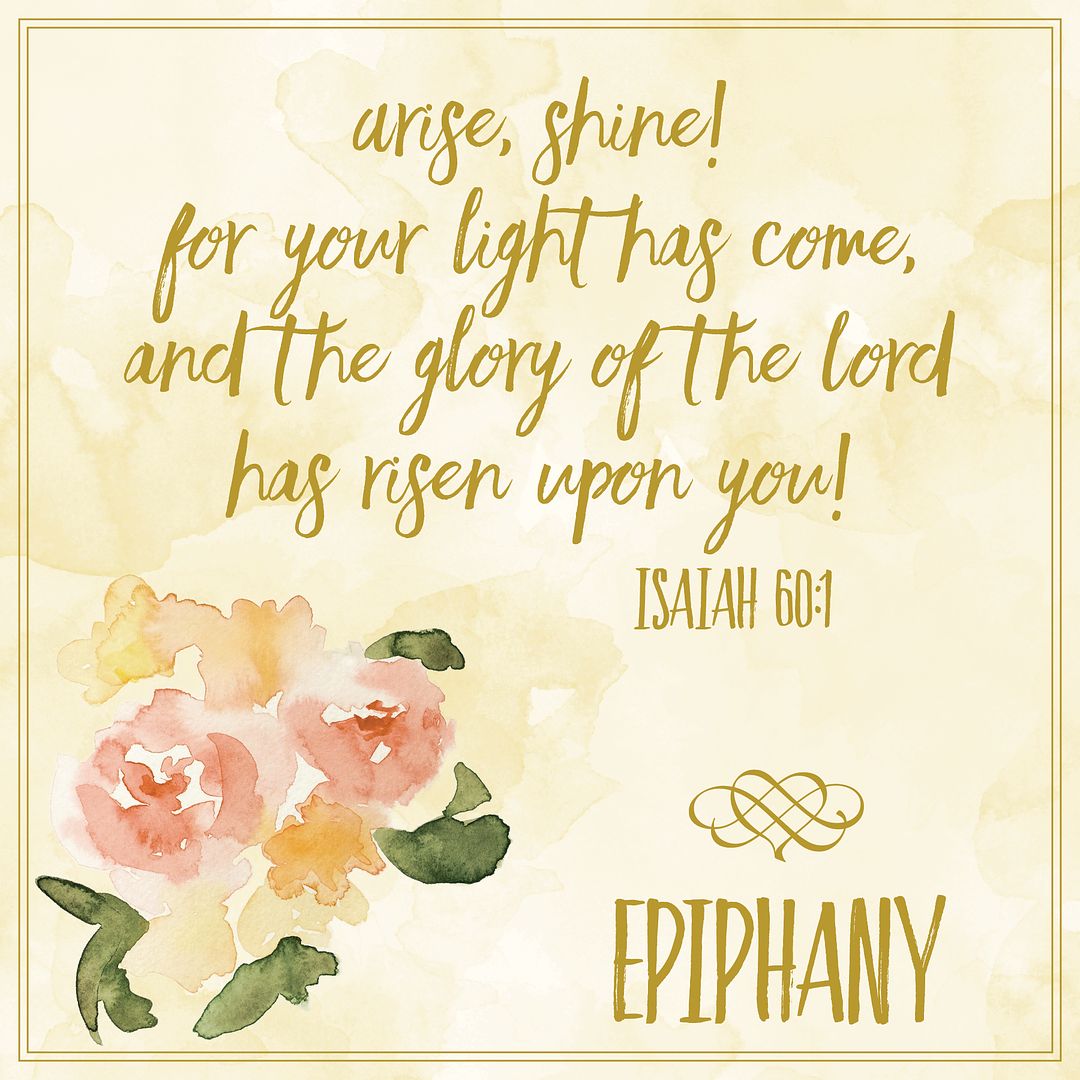 Isaiah 60:1 Epiphany 2015