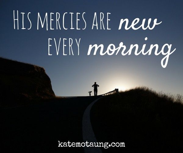 five minute friday morning mercies