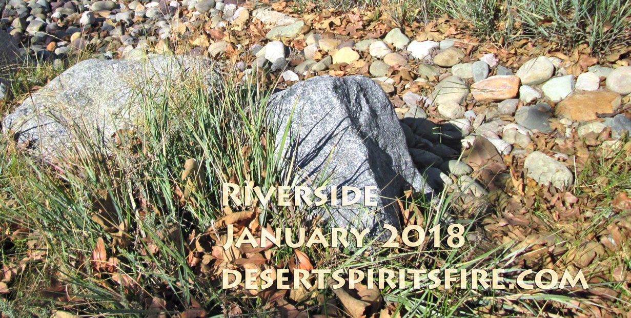 desert spirit's fire riverside January