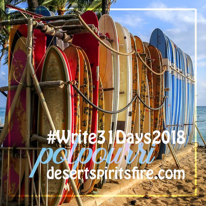 write 31 days 2018 potpourri graphic