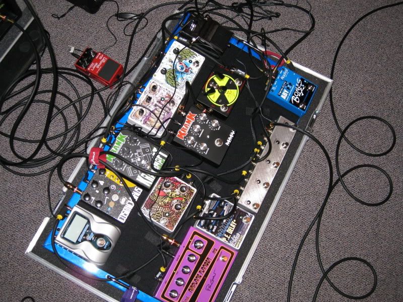 Rig-Talk • View topic - My new Trailer Trash pedal board 2010