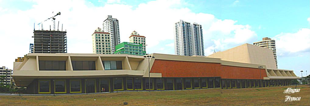 Photograph of Atlapa Panama Convention Center building. As you can see, it is a very large structure with an exquisite architecture design. (Credit: Omar Upegui R.)