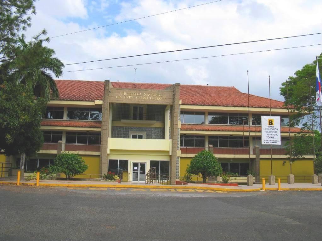 Photograph of the Ernesto J. Castillero Public Library. This building replaced the one that is currently being restored located within the area of the General Assembly.