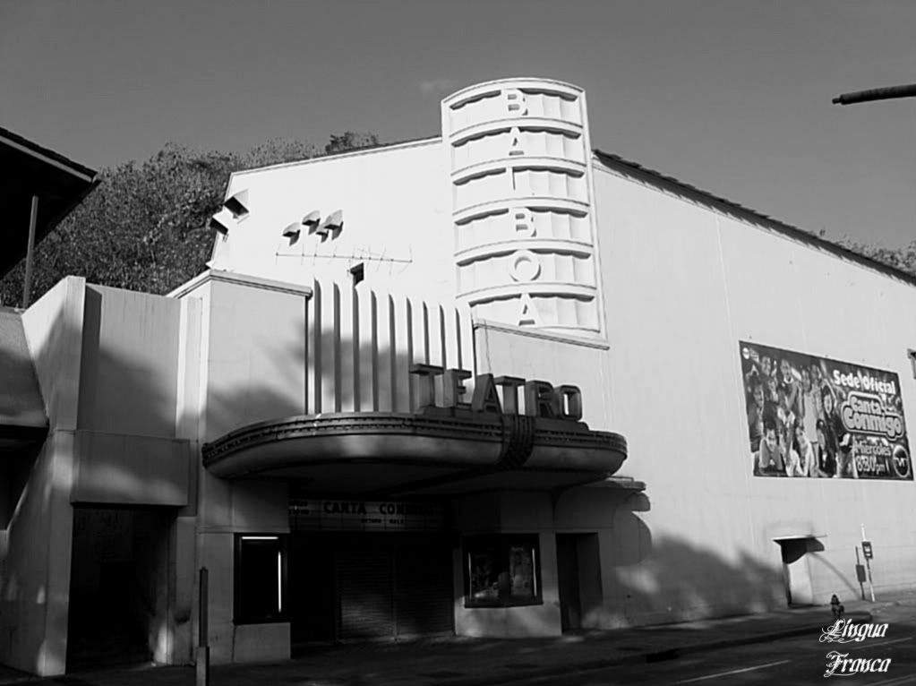 Photograph of Balboa Theater located at Balboa, Panama City, Panama. (Credit: Omar Upegui R.)