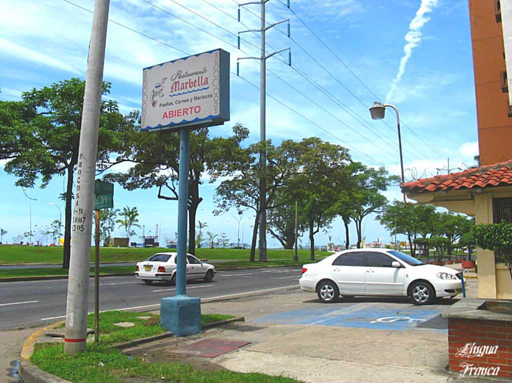 Picture of a small parking lot at one of the entrances of the restaurant. Our car was stationed very near the restaurant as you can see. It was the only car there. (Credit: Omar Upegui R.)