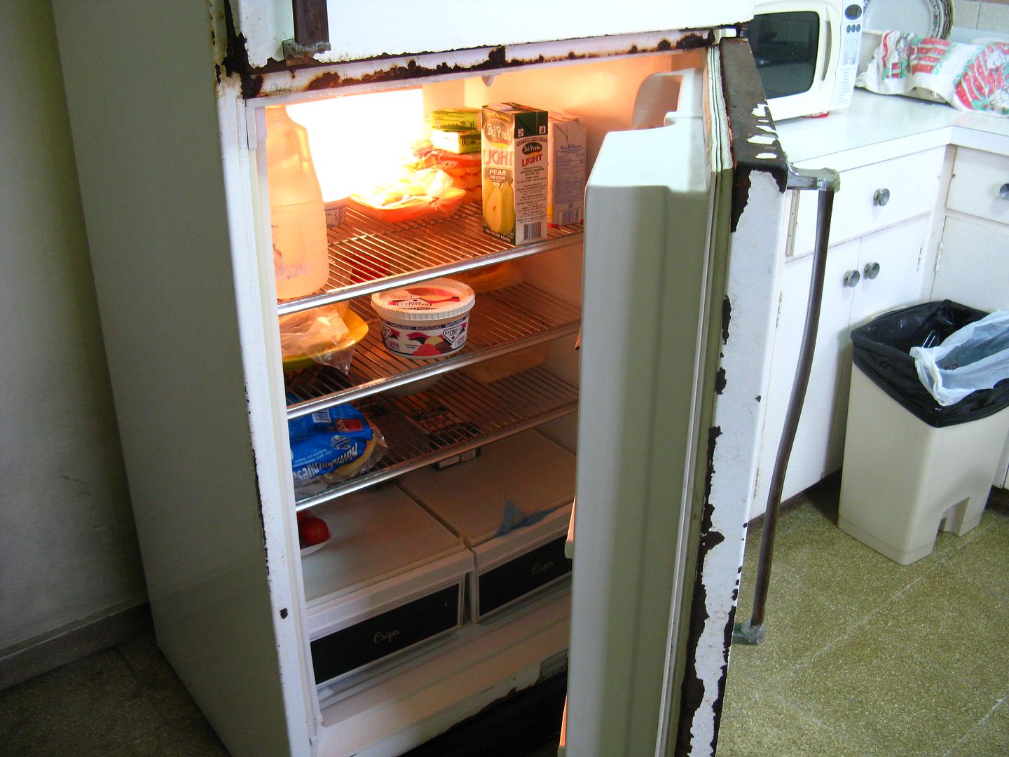 Panama humid tropical climate had really taken its toll on our old Whirlpool refrigerator. (Credit: Omar Upegui R.)