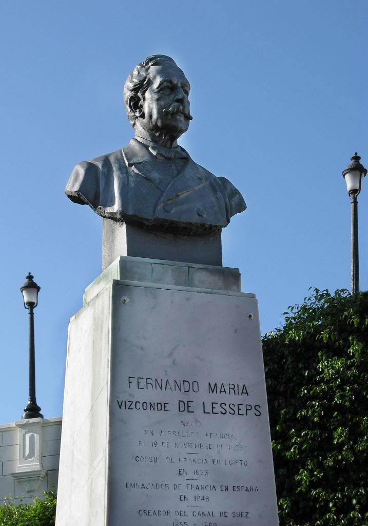 Photograph of Ferdinand Marie, Vicomte de Lesseps (1805-1894) promoter of the Suez and Panama Canal. (Credit: Omar Upegui R./Michael Moore)