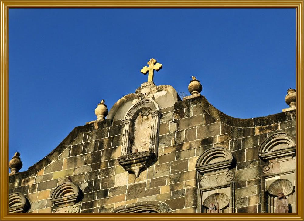 View of the superior section of the cathedral. Notice how the well the stones were cut and placed on the structure.