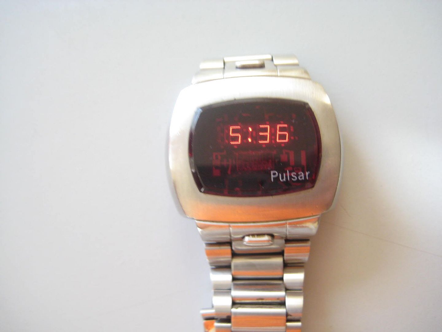 vintage pulsar led watch