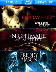 Freddy vs. Jason, Friday the 13th, and Nightmare on Elm Street Triple-Feature Blu-ray
