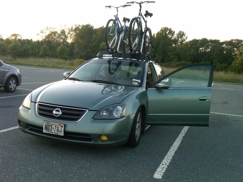 2006 Nissan altima bike rack #2