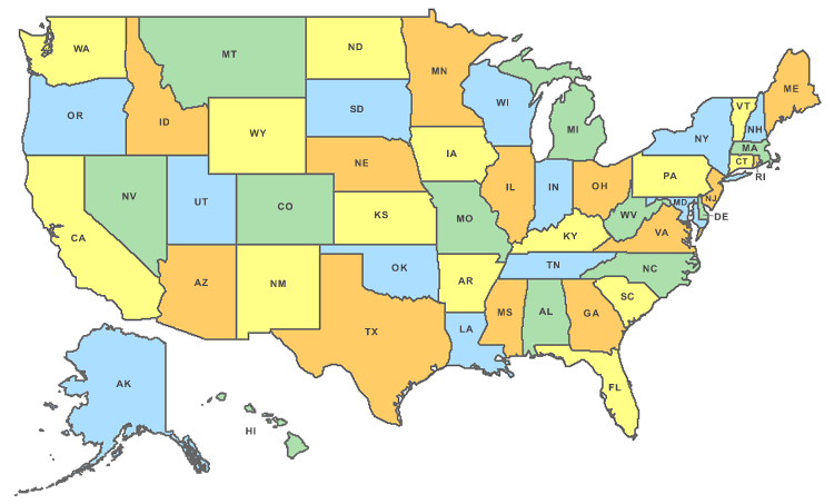 map of usa Pictures, Images and Photos