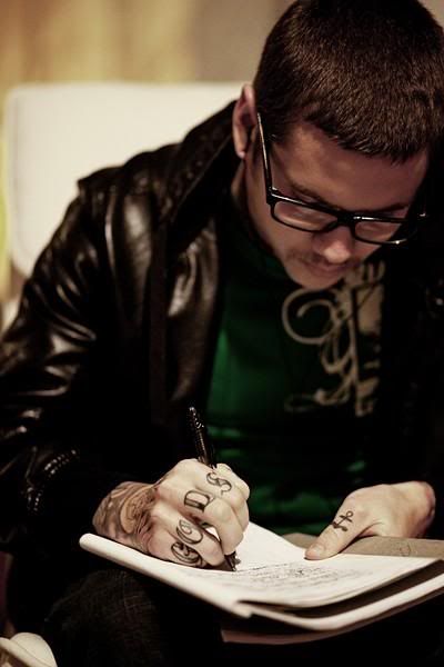 Tattoos Kent Ohio on Mike Hranica From The Devil Wears Prada I Met Him Once Already But I