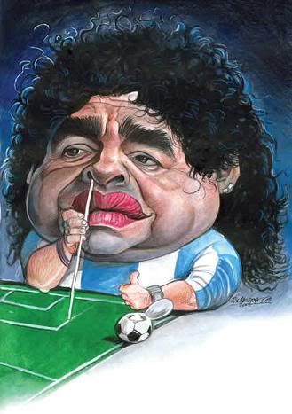 Maradona e el canudo