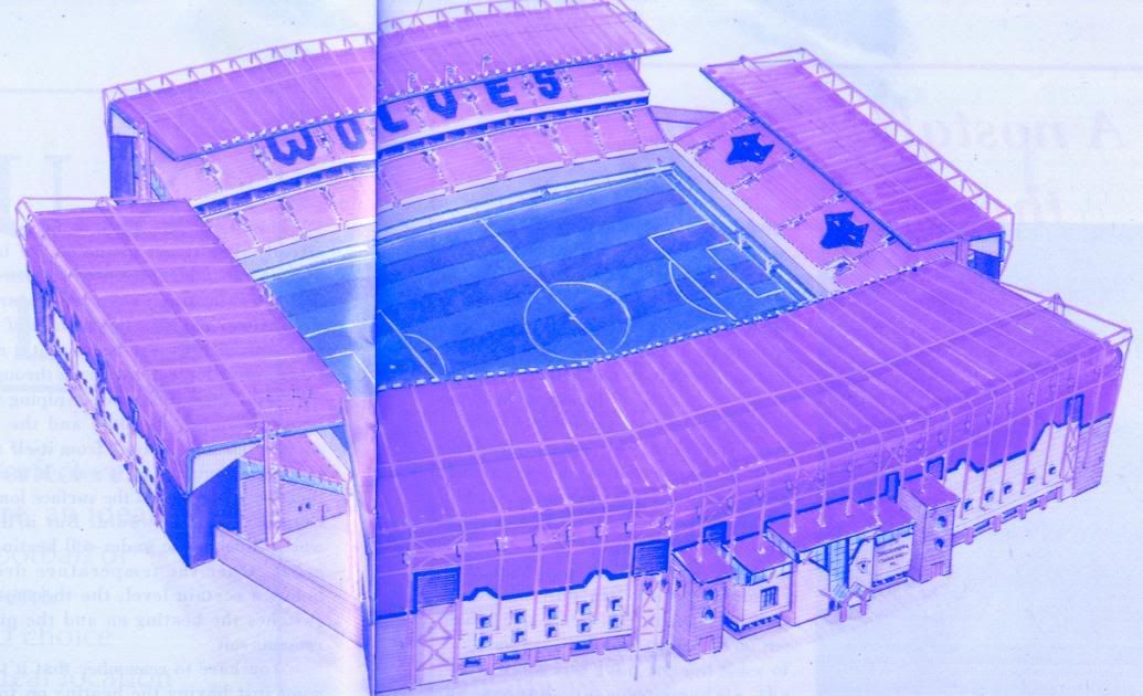 Molineux Stadium Plan. ENGLAND - Stadium and Arena